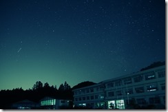 校舎と星空２