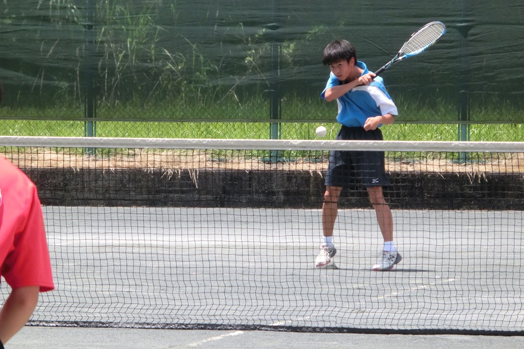 郡大会写真集３ テニス部男子 東栄中学校