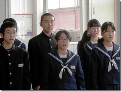 津具中１年生合唱 (1)